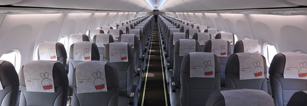 T'way Air cung cấp dịch vụ ghế bổ sung dành cho hành khách 
