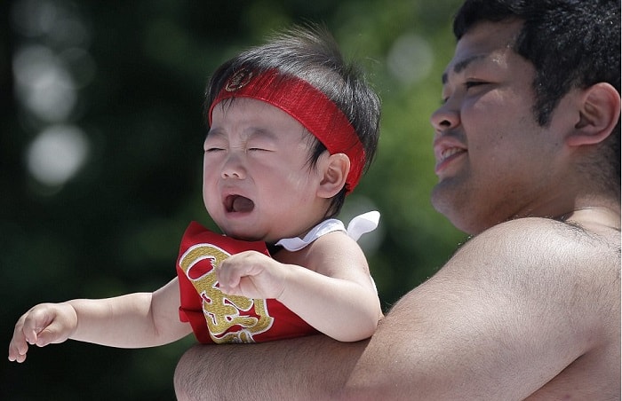 Lễ hội trẻ con khóc ở Nhật Bản