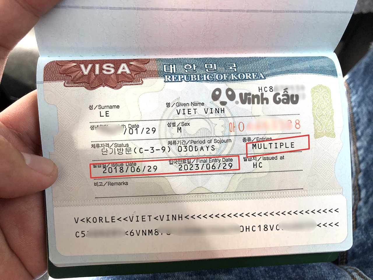 Mặt Visa Multiple 