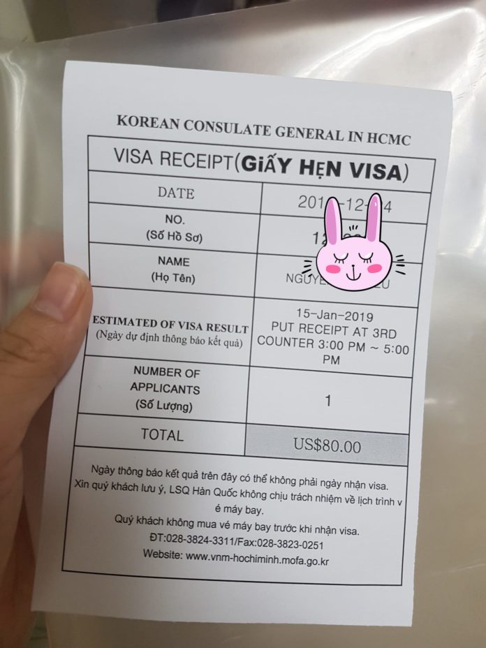 Phí xin Visa Multiple
