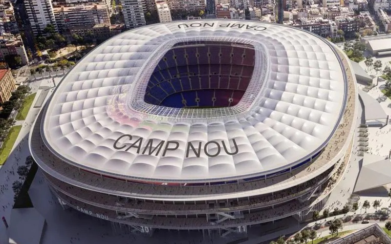 Sân vận động Camp Nou được khai trương vào năm 1957