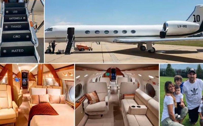 Lionel Messi - Gulfstream V 