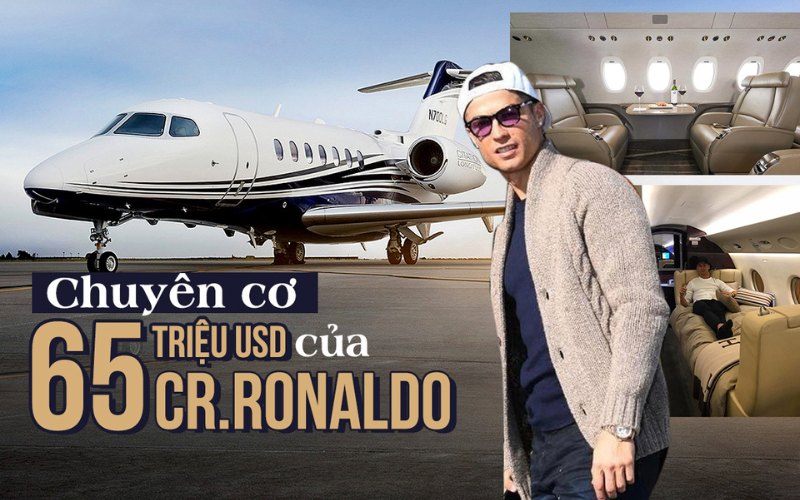 Cristiano Ronaldo - Gulfstream G200 và G650