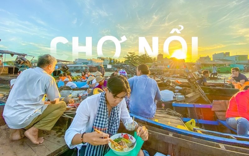 Chợ nổi Cái Răng tp cần thơ