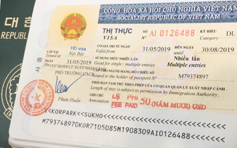 Visa du lịch vietnam