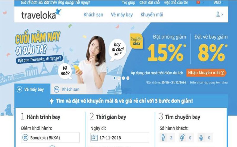 website Traveloka