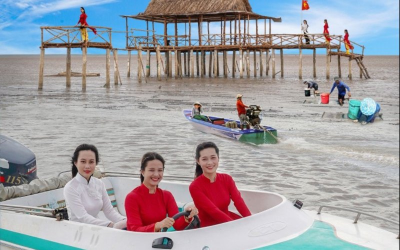 di chuyển đến đất mũi Cà Mau