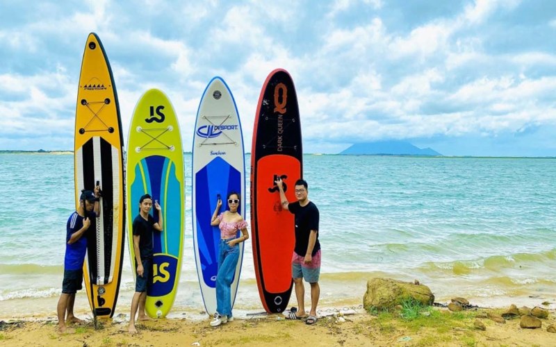 Lướt sóng hồ dầu tiếng
