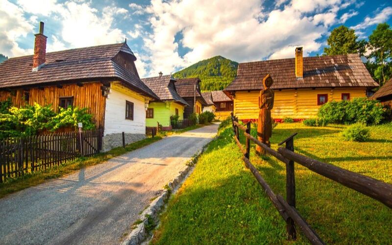 làng quê Slovakia