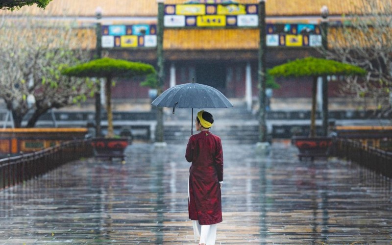 mùa mưa ở huế
