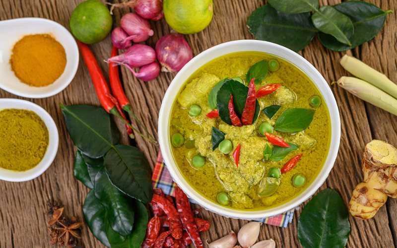 Cà ri xanh kiểu Thái