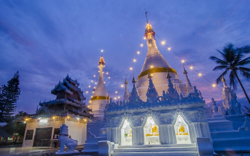 Chùa Wat Phra That Doi Kong Mu