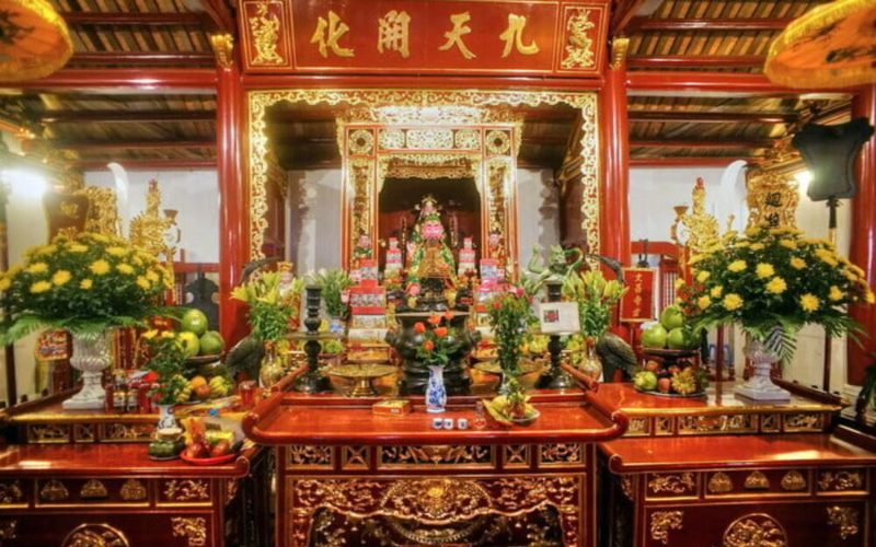 bàn thờ Văn Xương Đế Quân
