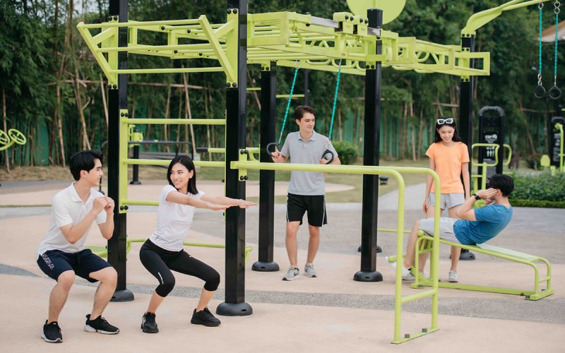 Không gian rèn luyện sức khỏe