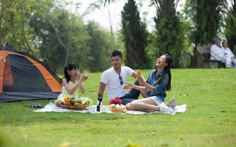 picnic ở công viên gia định