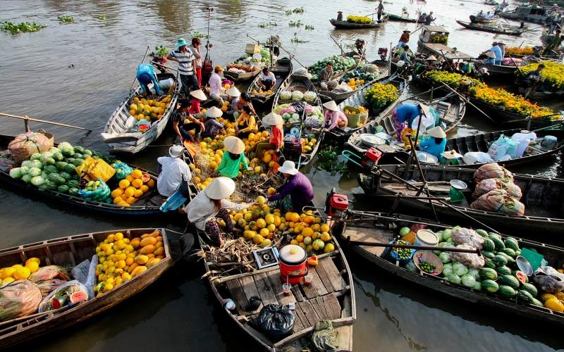 Quy ước độc lạ ở chợ nổi cái răng