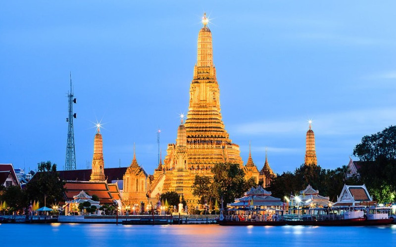 Thời điểm tham quan chùa Wat Arun