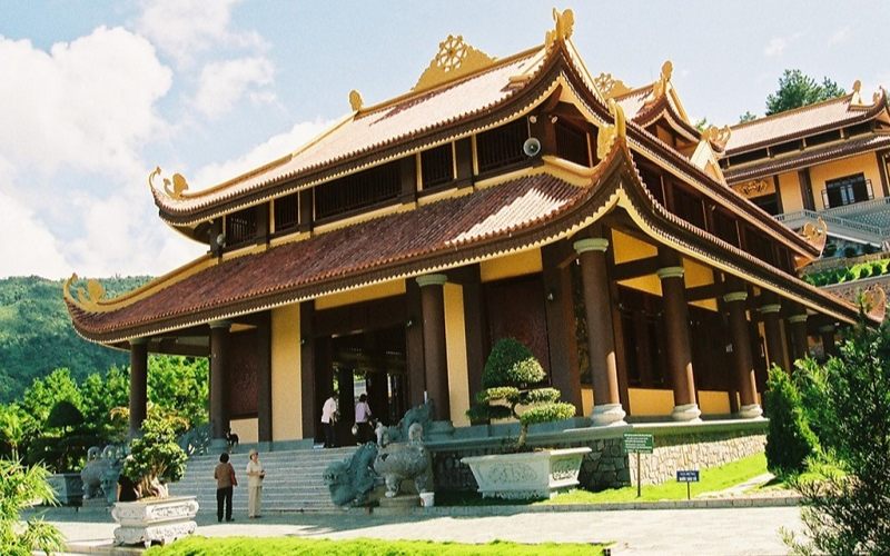 chính điện Thiền viện Trúc Lâm An Tâm