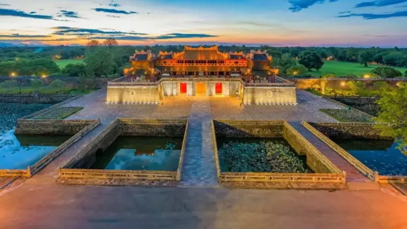 Sơ đồ cố đô Huế 2026: Cấu trúc 3 lớp thành, 13 cửa và lộ trình tham quan